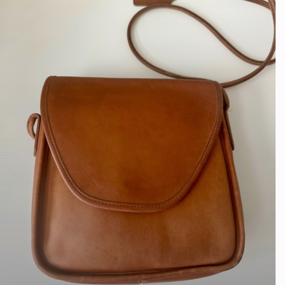 Coach Brown Leather Crossbody Bag